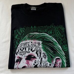 Edgy Black Graphic Tee for Men